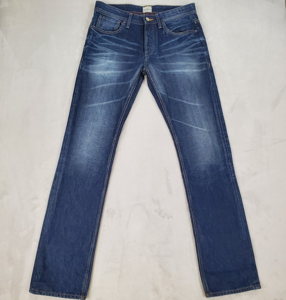 Jack & Jones Jeans Clark Original 230 Vintage Cloth Men 33x35 Regular Button Fly